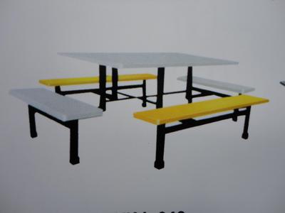 八人快餐桌椅D02