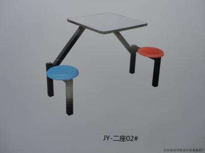 连体不锈钢餐桌A10